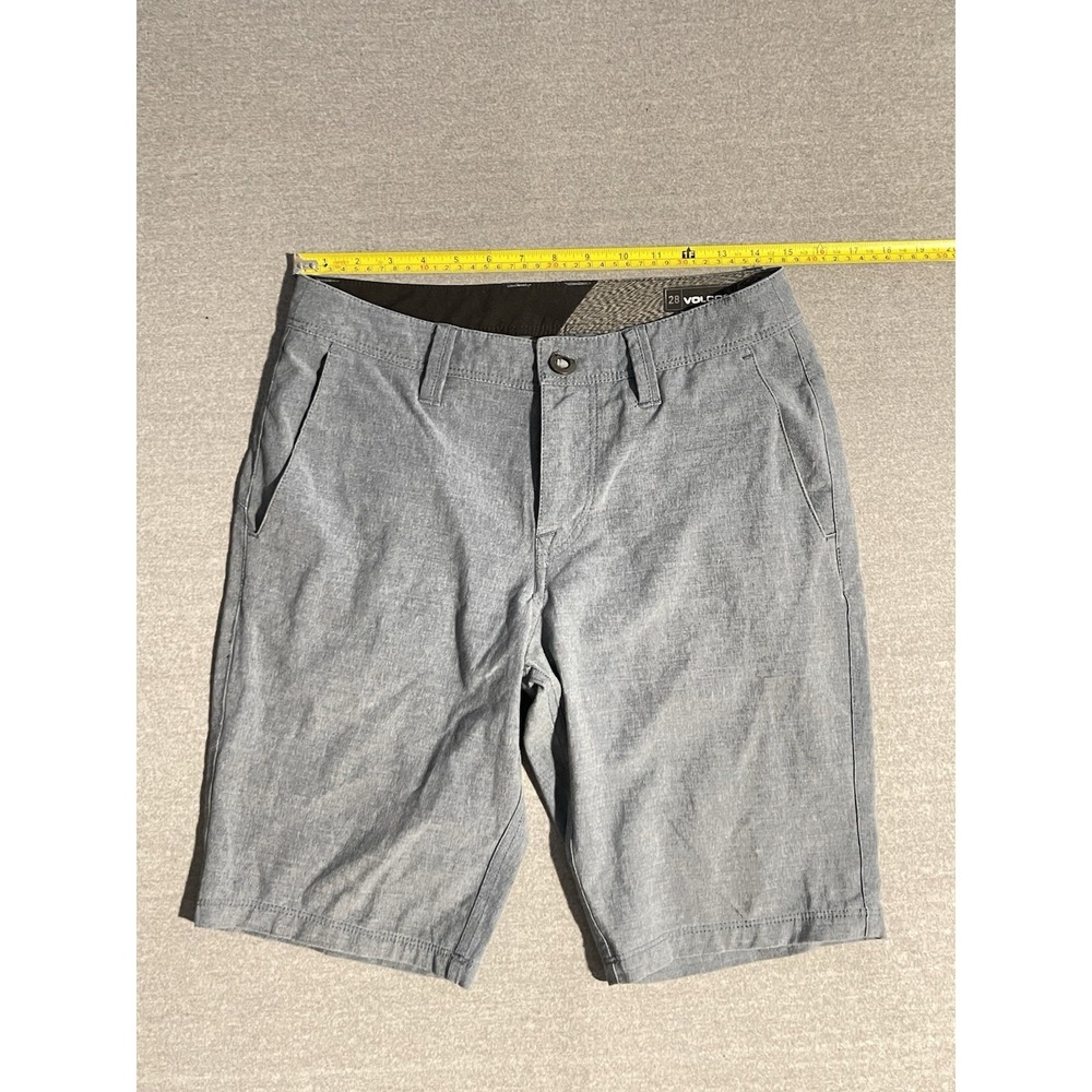 Volcom Men's‎ Gray Hybrid Shorts Size 28 Skate Surf Casual Stretch Shorts